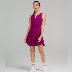 Lululemon Magenta Short Lined Tennis Tank Top Dress Sz-6